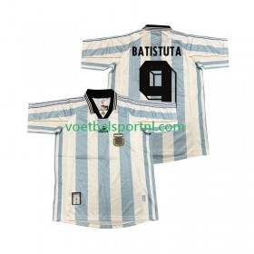 Argentinië BATISUTA 9 Retro Thuis Shirt 1998
